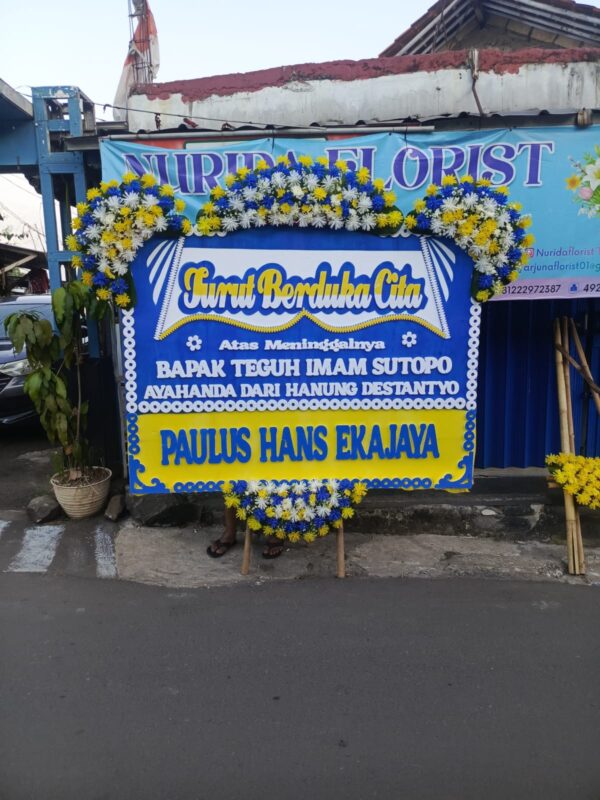 Papan Bunga Duka Cita 001