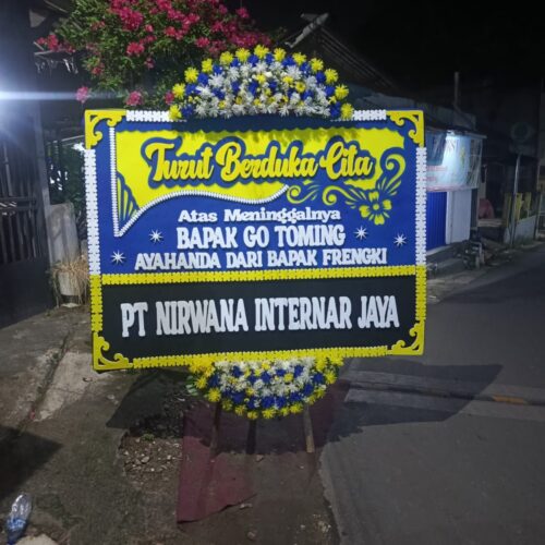 Papan Bunga Duka Cita 003