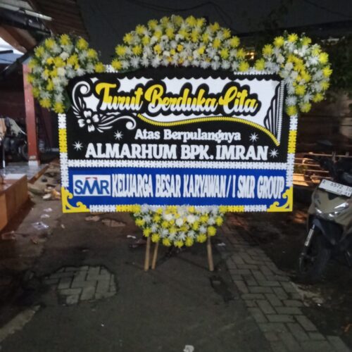 Papan Bunga Duka Cita 004
