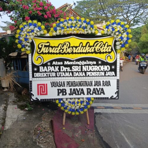 Papan Bunga Duka Cita 005