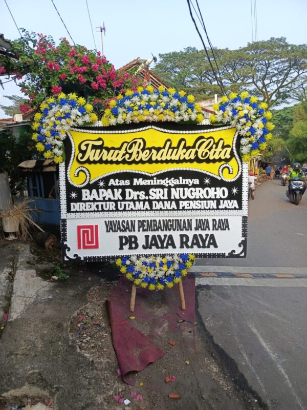 Papan Bunga Duka Cita 005