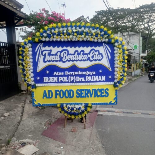 Papan Bunga Duka Cita 006